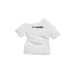 NRF WOMENSWEAR : I LOVE HATERS SLANTED T-SHIRT