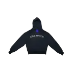 N.R.F.C : CLUB OF FURY WARM UP PLEATED HOODIE BLACK