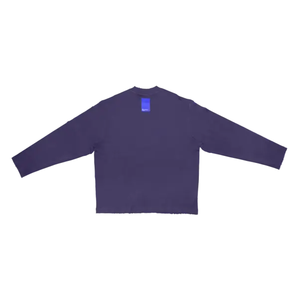 NRF : HARDCORE L/ S DISTRESSED LIGHT NAVY
