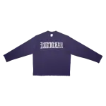 NRF : HARDCORE L/ S DISTRESSED LIGHT NAVY