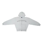 NRF : DEATHWISH ZIP HOODIE HEATHER GREY