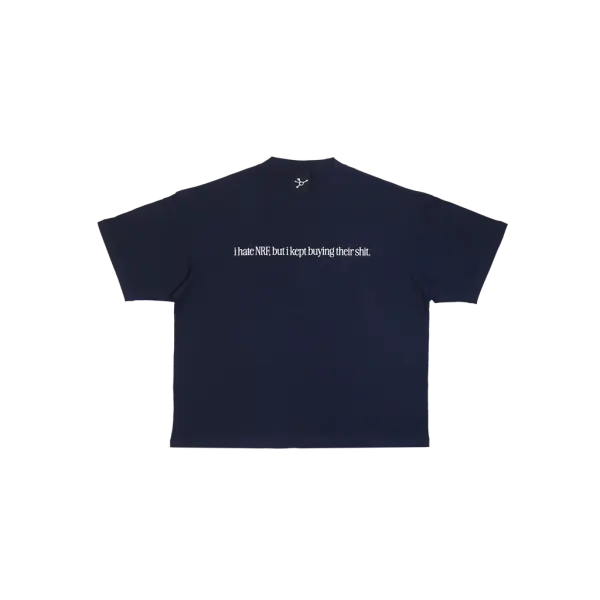 NRF : I HATE NRF T-SHIRT NAVY