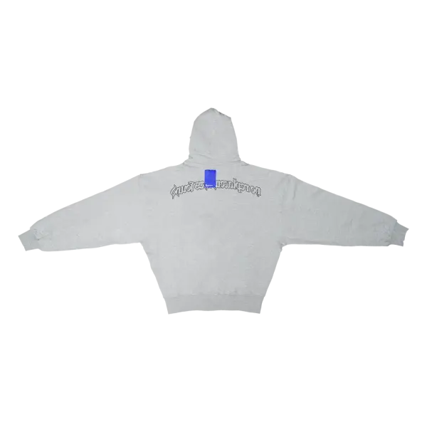 NRF : DEATHWISH ZIP HOODIE HEATHER GREY